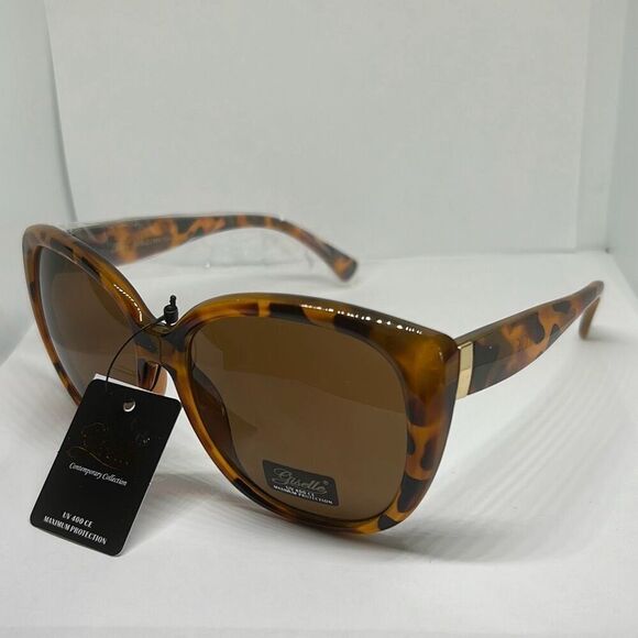 Giselle Butterfly Tortoise Oversized Women’s Sunglasses - Picture 1 of 3